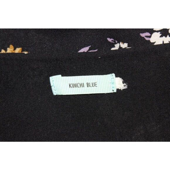 Urban Outfitters Black and Gold Floral Midi Dress - Picture 9 of 12